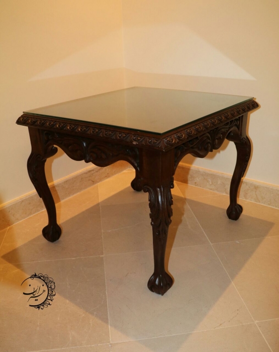 میز عسلی طرح چی پندل میز - میز عسلی - مبلمان کلاسیک - چوب چی پندل - طراحی - طراحی داخلی - دکوراسیون - دیزاین - معماری - آرت