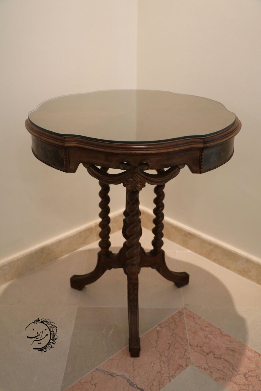 میز پروانه میز - میز گرد - میز آباژور - مبلمان - چوب - مبلمان کلاسیک - مبلمان خاص - طراحی - دکوراسیون داخلی - دیزاین - آرت