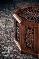 میز هشت گوش مشبک منبت